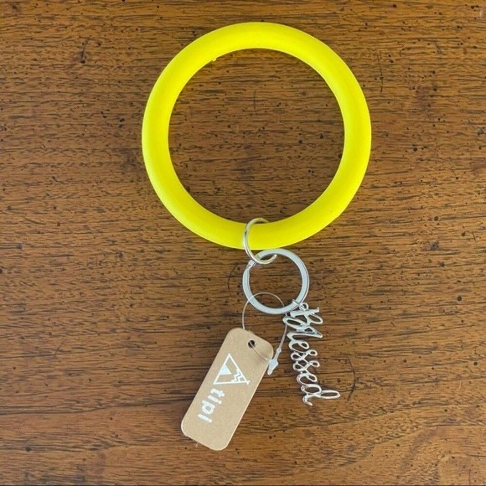 🔥Bundle & Save TIPI Soft Silicone Wrist Keychain Circle Bracelet Bangle Round